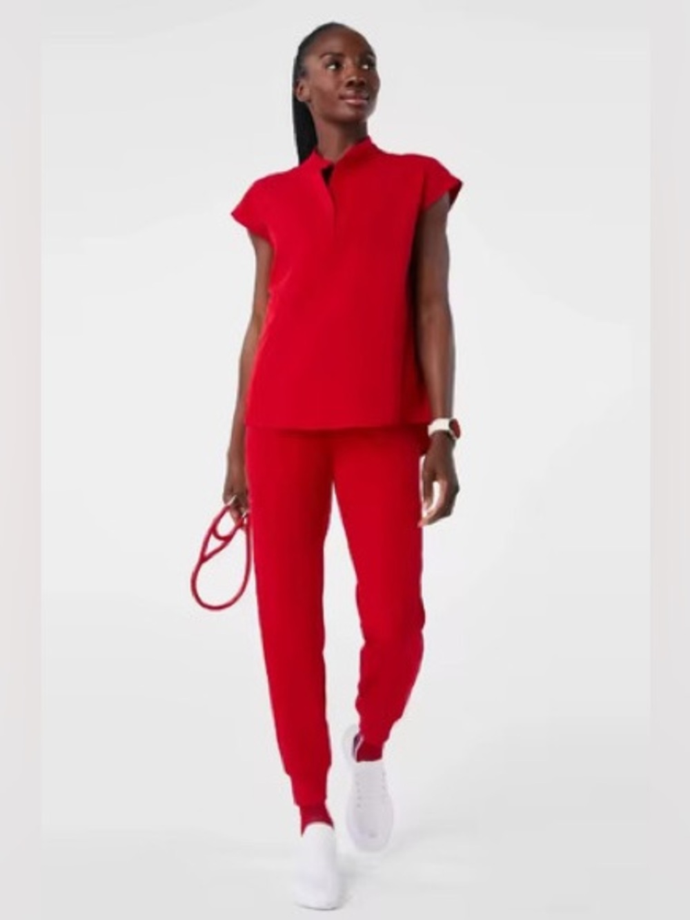 FIGS Technical Collection Red Scrub Set S/T